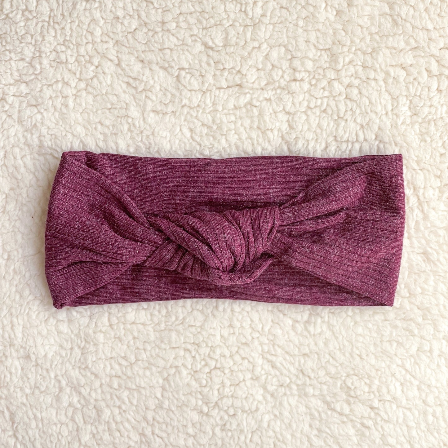 Knot Hairband - Maroon