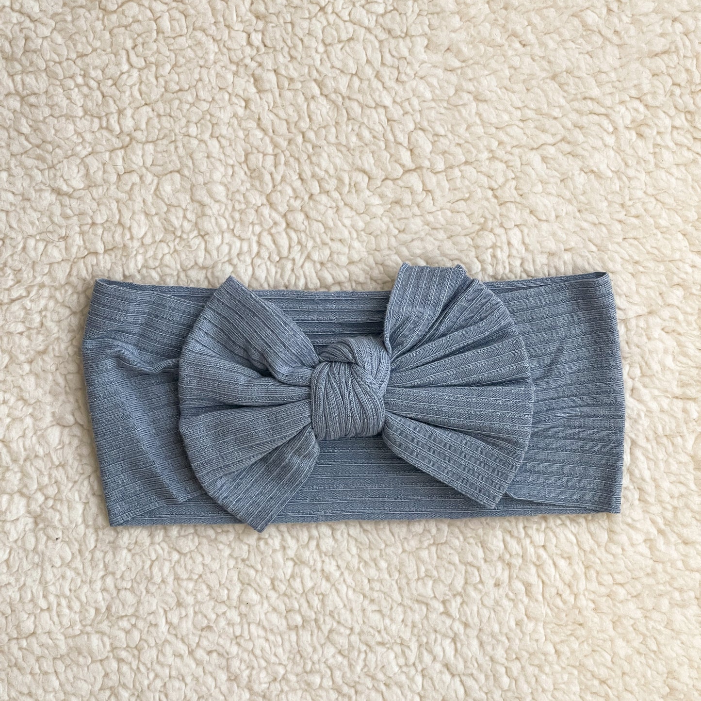 Bow Hairband - Blue