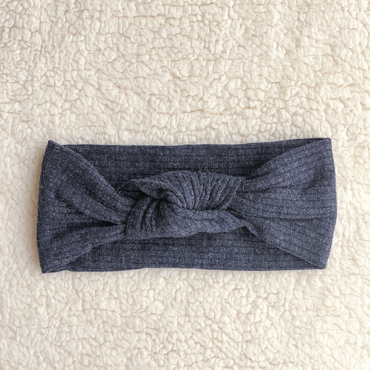 Knot Hairband - Navy