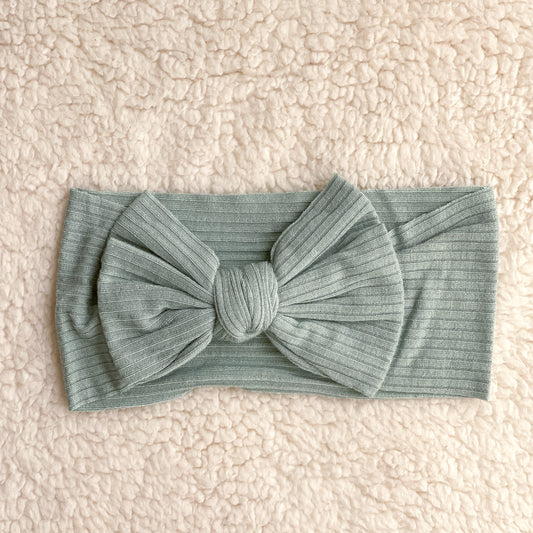 Bow Hairband - Green