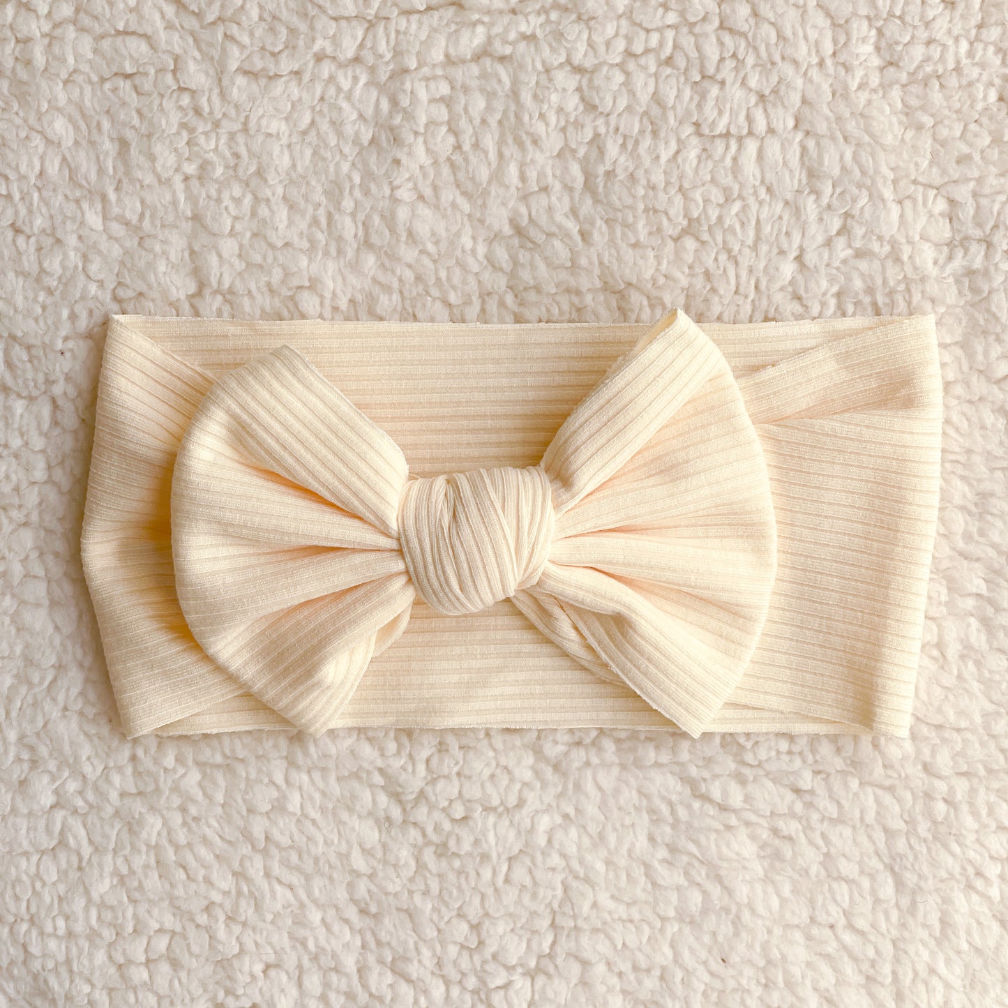 Bow Hairband - Cream