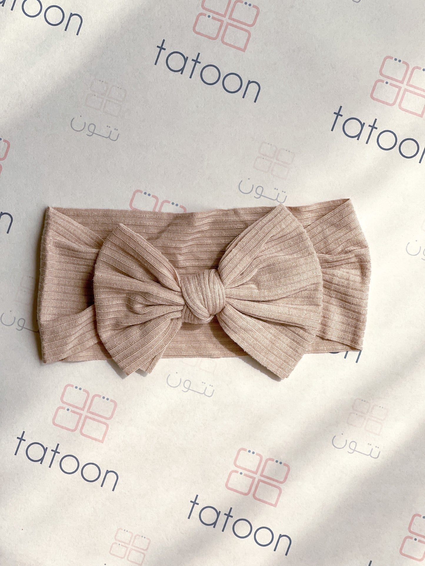 Bow Hairband - Natural