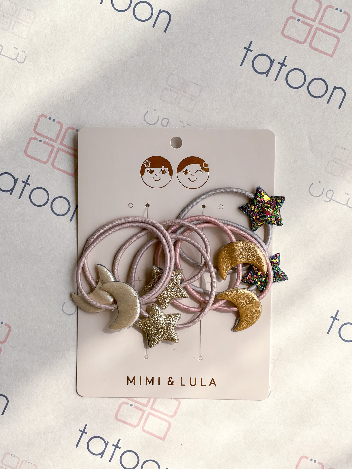 Star & moon hair ties