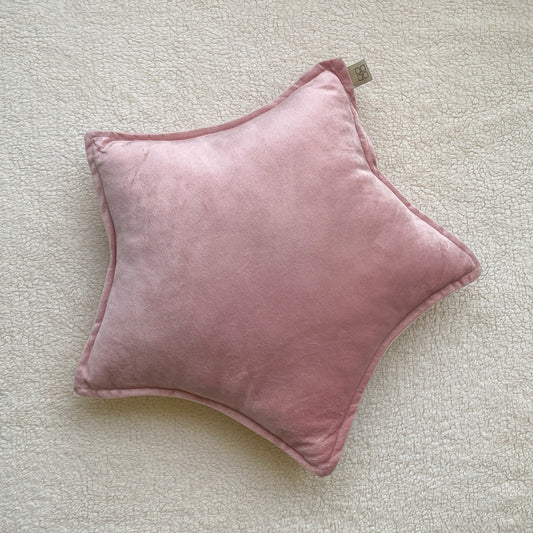 Velvet Cushion - Star (Pink)