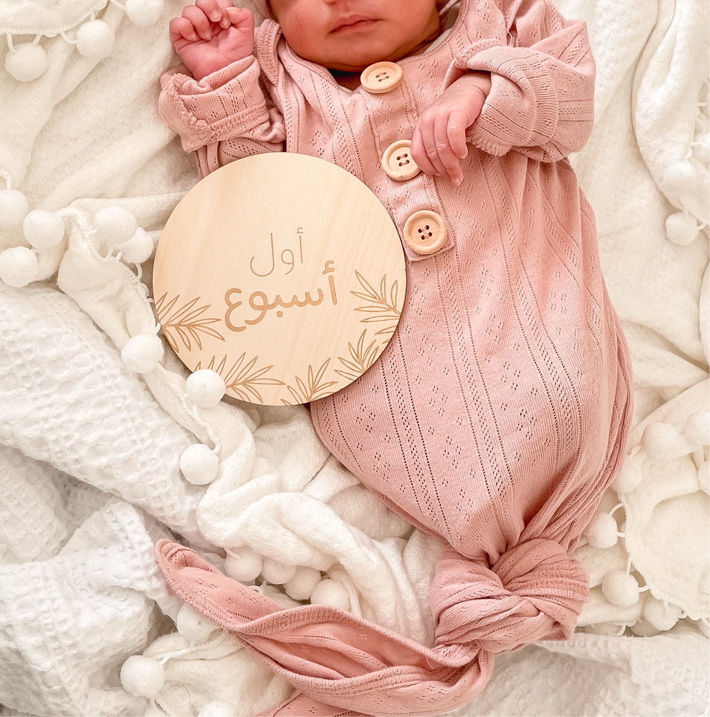 Wooden Milestone Cards